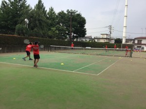 テニス練習風景 002